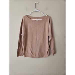 ICHI Womens Pink Round Neck Sweater Jumper Size Small